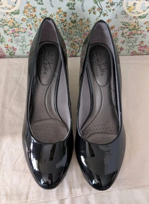 Zapatos de salón Life Stride Soft System negros de tacón alto sin cordones para mujer - talla 8,5 Foto 1 de 4