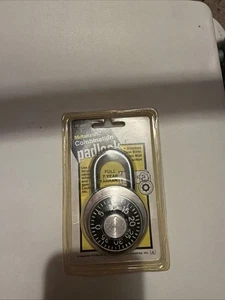 Vintage Zahlen-Vorhängeschloss WiTH Kombination. - Bild 1 von 4