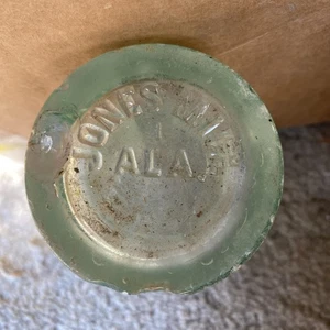 Jones Mill, Ala- Christmas Coca Cola Coke Bottle Rare, Broken But RARE!! - Picture 1 of 3