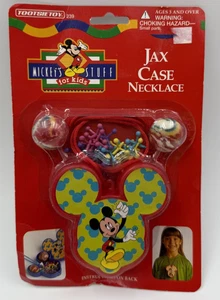 Tootsietoy - Mickeys Stuff Jax Case Necklace (Red Case Mickey Mouse), NEW - Imagen 1 de 1