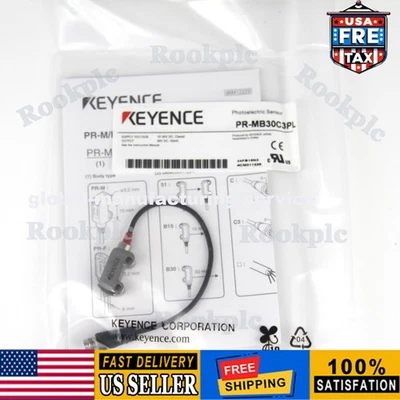 New In Box KEYENCE PR-MB30C3PL Photoelectric Sensor Switch - Image 1 of 4