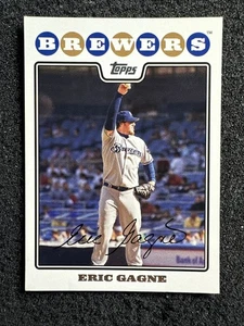 Eric Gagne #571 2008 Topps cantidad de béisbol Milwaukee Brewers - Imagen 1 de 2