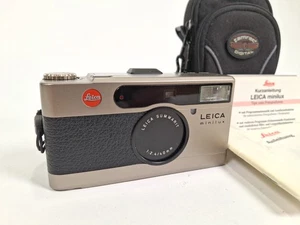 Leica minilux mit Summarit 40mm f/2.4 fast neuwertig + Tasche / getestet - Picture 1 of 12