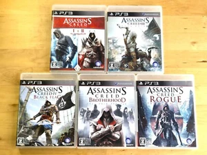 Lot 5 Assassin's Creed I + II Welcome Pack III IV Brother Hood Rogue Japan Game - Picture 1 of 8
