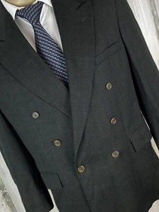 Bachrach Sport Coat Blazer Jacket Mens 42R Dark Green Plaid Wool [A-1908] - Picture 1 of 9