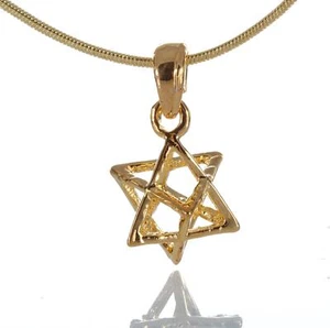 Blessing success MERKAVA Jewish ornament Star David Necklace Judaica MERKABA - Picture 1 of 6