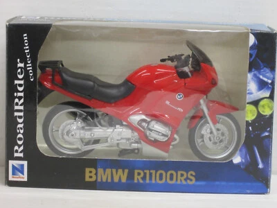 BMW R 1100 RS in rot/schwarz Box New Ray Road Rider 1:12 - Bild 1 von 3
