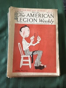 Lot of 18 The American Legion Weekly Magazines: Published in 1923 - Picture 1 of 2