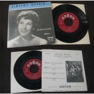 GEORI BOUE - Les Noces de Figaro Rare French EP Odeon Recital Opera NM - Picture 1 of 1