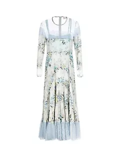 RED VALENTINO floral-print georgette midi dress Dress - Picture 1 of 5