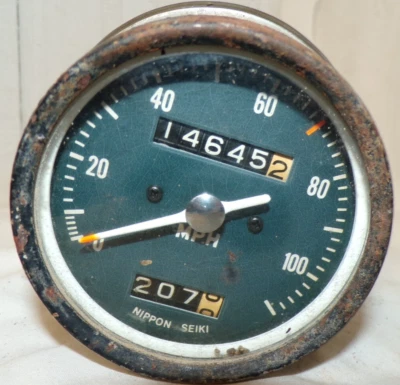 Velocímetro Speedo Gauge 71 Honda SL350 OEM 37230-312-671 **PROBADO** Foto 1 de 4