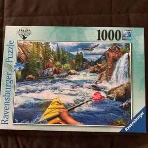 Ravensburger Puzzle 1000 Pieces “White Water Kayaking” - 27" x 20" - Picture 1 of 5