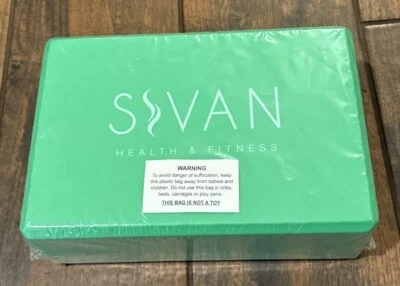 Bloco de pilates de ioga saúde e fitness Sivan, novo em plástico - Imagem 1 de 4
