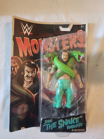 New WWE Monsters JAKE THE SNAKE ROBERTS as THE CREATURE Mattel NOT MINT Cover