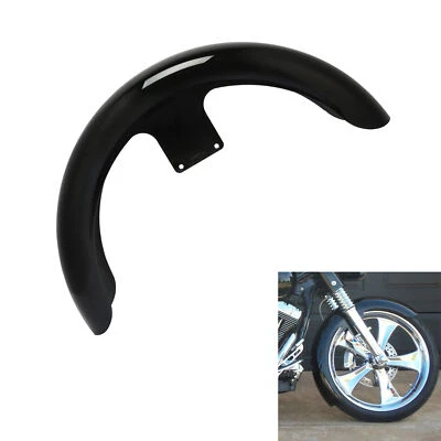 21" Vivid Black Front Fender Fit For Harley Touring Street Road Glide 1997-2013 - Image 1 of 4