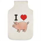 'I Love Pigs' Hot Water Bottle Cover (HW00026208)