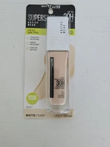 Maybelline Superstay Foundation Active Wear 30H 5 Light Beige 30ml NEW - Picture 1 of 2