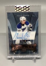 David Perron 2020-21 Upper Deck Clear Cut 2007-08 Artifacts Tribute On-Card Auto