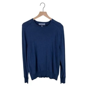 Rag & Bone leichter Herren Pullover Baumwolle Rundhals Gr. Medium dunkelblau - Bild 1 von 6