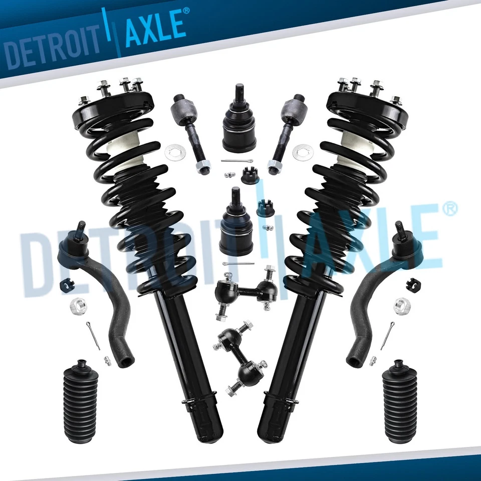 Kit de rótulas varillas estabilizadoras de puntales delanteros para Acura TSX 2004-2008 12 piezas Foto 1 de 4