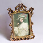 Small Antique Relief Hollow Resin Desktop Photo  Frame Decoration Ornaments CY04