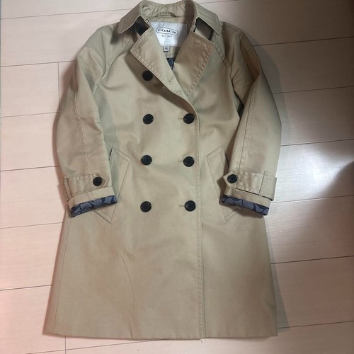 COACH Trench Cappotto XS Beige