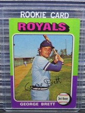 1975 Topps George Brett Rookie Card RC #228 Kansas City Royals