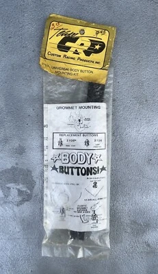 Team CRP RC 1:10 Universal Body Button Mounting Kit #2707 FACTORY SEALED - BLACK - Image 1 of 4