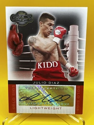 2008 Topps Co-Signers JULIO DIAZ Solo Sigs Autograph #SS-JUD “KIDD” Boxing Auto - Image 1 of 2