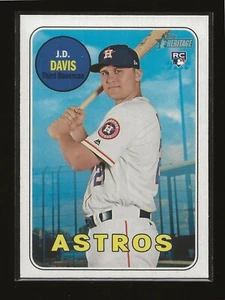2018 Topps Heritage High Number J.D. Davis Houston Astros RC (#532) D - Picture 1 of 2
