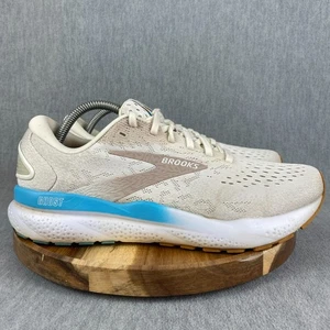 Brooks Ghost 16 Shoes Womens Size 10.5 Beige Sneakers Running Athletic Coconut - Picture 1 of 10