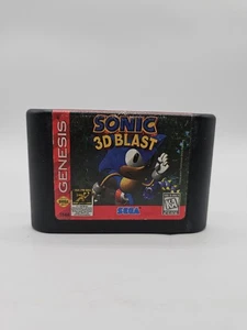 Sonic 3D Blast (Sega Genesis 1996) Game Only - Tested Working - Picture 1 of 3