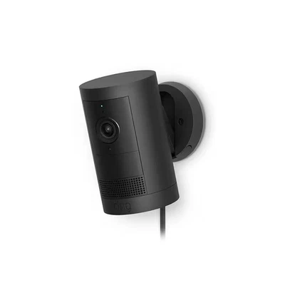 RING Outdoor Cam Plus, Plug-In Security Camera with 2K Video, Low-Light Sight, and Mo