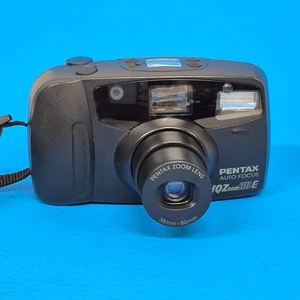 Vtg Pentax IQZoom-80-E AF Auto Focus Point & Shoot 35mm Film Camera Film - Picture 1 of 5