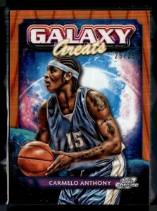 2024 TOPPS CHROME COSMIC ORANGE GALAXY GREATS 25/25 CARMELO ANTHONY NUGGETS - Picture 1 of 1