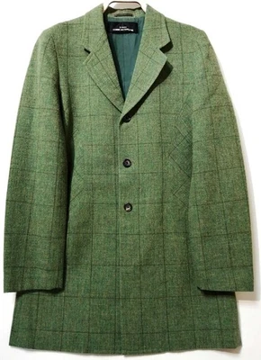 Abrigo Chaqueta Tricot COMME des GARCONS Lana Botón Verde Hecho en Japón Foto 1 de 4