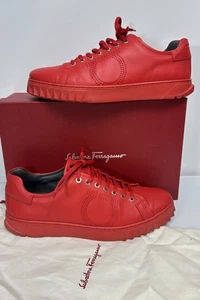 Salvatore Ferragamo Cube Sneakers Low-top Men’s Shoes Size 10.5 - Picture 1 of 12