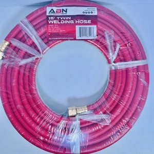 ABN 15ft Twin Welding Hose ID: 1/4”, OD 1/2” Max Pressure 300 PSI 830267 - Bild 1 von 3