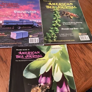 American Bee Journal From 2018-19 Set Of 3 Issues - Picture 1 of 4
