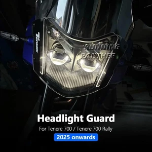 Acrylic Headlight Protector Guard Lens Cover For YAMAHA Tenere 700 Rally 2025- - Picture 1 of 12