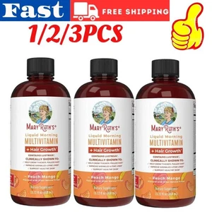 Multivitamínico Líquido MaryRuth's Crecimiento del Cabello Mujeres/Biotina Melocotón Mango 1/2/3X$ - Imagen 1 de 13
