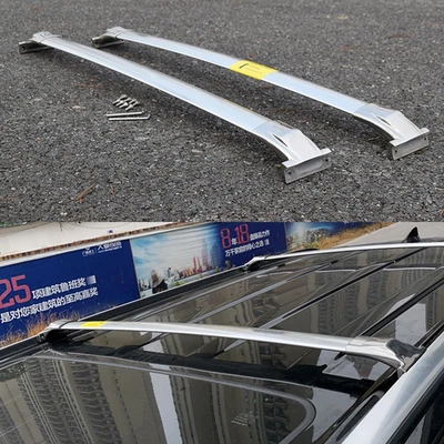 2PC Stainless Crossbar Fit for Lexus LX570 2016-2021 Cross Bar Roof Rack Carrier - Image 1 of 4