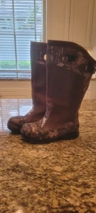lacrosse snake boots leather and camo 10.5 wide excellent condition - Picture 1 of 7