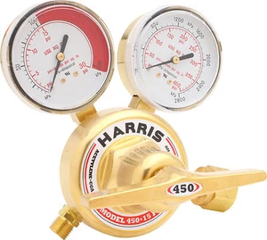 Harris 450-15-300 Acetylene CGA 300 Single Stage Regulator Model 3002493 - Picture 1 of 1