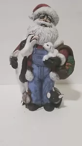 Ceramic Farm Santa Claus Bin 1 - Picture 1 of 2
