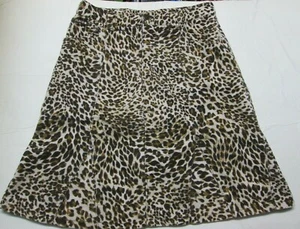 ❤ The Children's Place girls animal print skirt size 10 corduroy cheetah cotton - Picture 1 of 12