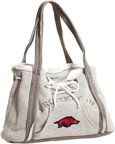ARKANSAS RAZORBACKS HOODIE SWEATSHIRT PURSE LICENSED  Little Earth Hoodie Purse Cover