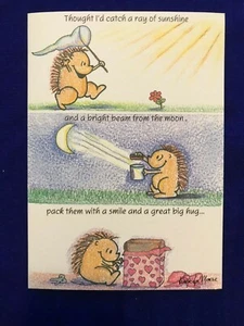 Tarjeta de felicitación Blue Mountain Arts Feel Better "Pensé que atraparía un rayo de (A33 - Imagen 1 de 3