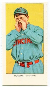 Dover reprint - 1909-11 T206 Miller Huggins (hands at mouth) Cincinnati Reds - Picture 1 of 2