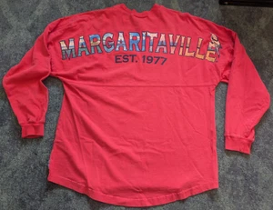 Margaritaville Spirit Jersey Adult Size M Salmon Long Sleeve Shirt - Picture 1 of 9